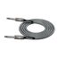 KIRLIN IWCC-201PN /BKA 20AWG кабель инструментальный Jack-Jack 6 мм тканый 3м