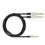 UGLINE LJ-TRS102/1 Кабель готовый, JACK stereo 3.5mm - 2 x JACK mono 6.3mm, длина 1метр