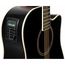 CRAFTER HD-250 CE/BK электроакустическая гитара с вырезом в черном цвете, изображение 2