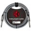KIRLIN IWCC-201PN /BKA 20AWG Кабель инструментальный Jack-Jack 6 мм тканый 6м