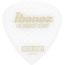 ​IBANEZ PA16XRG-WH PICKS Медиатор, белая модель с прорезиненным покрытием.