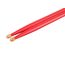 HUN Colored Series Bluefire 5A RED Барабанные палочки, орех гикори, красные, изображение 2
